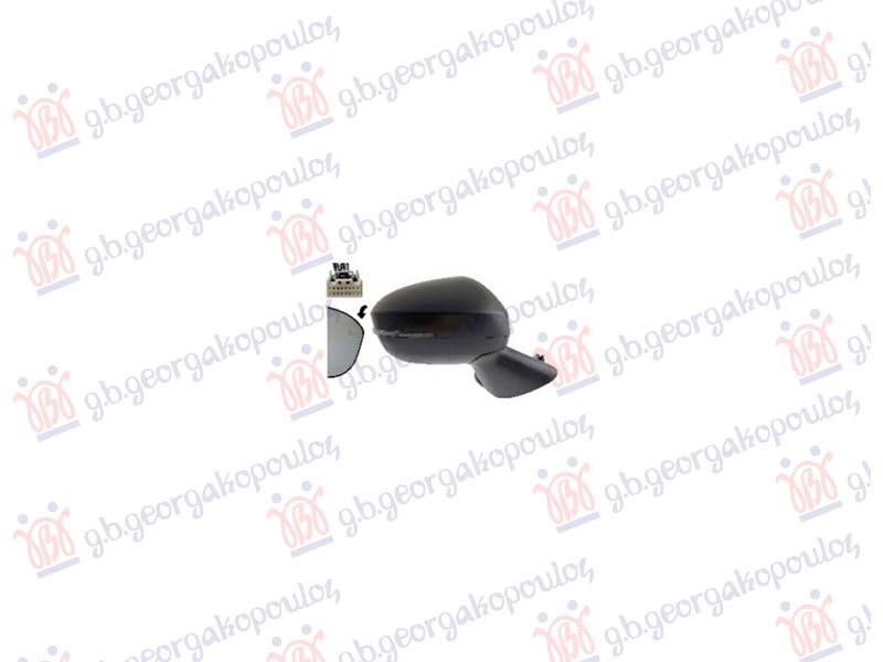 ΚΑΘΡΕΦΤΗΣ ΗΛΕΚΤΡΙΚΟΣ ΘΕΡΜΑΙΝΟΜΕΝΟΣ ΗΛΕΚΤΡΙΚΑ ΑΝΑΚΛΙΝΟΜΕΝΟΣ ΒΑΦΟΜΕΝΟΣ (ΜΕ ΦΛΑΣ & BLIS) (9Pin) (Α ΠΟΙΟΤΗΤΑ) (CONVEX GLASS) ΔΕΞ