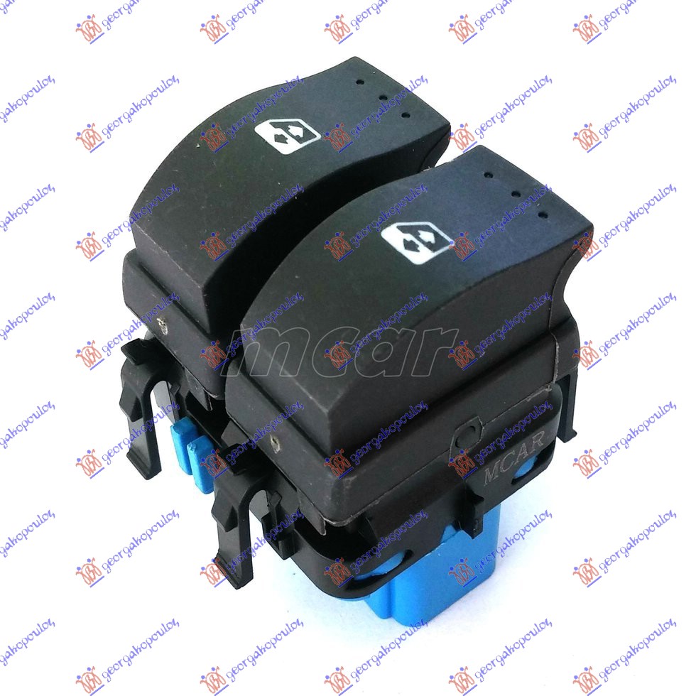 ΔΙΑΚΟΠΤΗΣ ΠΑΡΑΘΥΡΟΥ ΕΜΠΡΟΣ (Διπλός) (Μπλέ φίσα) (10pin) ΑΡ