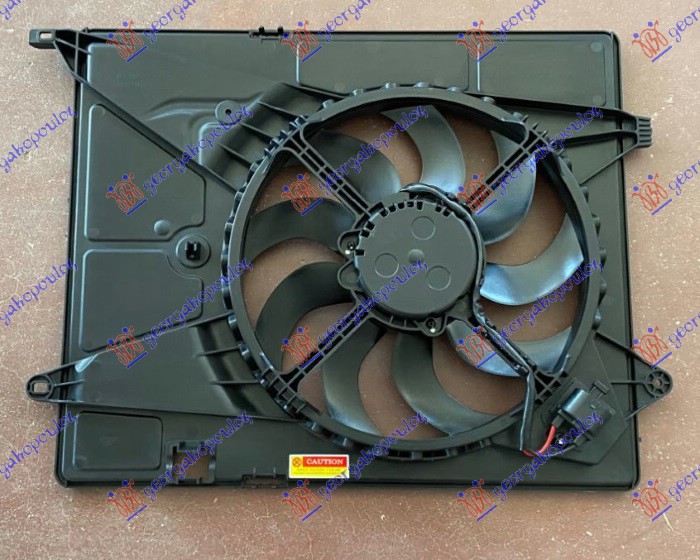 ΒΕΝΤΙΛΑΤΕΡ ΨΥΓΕΙΟΥ ΚΟΜΠΛΕ (ΜΟΝΟ) 1.4i TURBO (400mm) (4PIN)