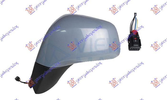 ΚΑΘΡΕΦΤΗΣ ΗΛΕΚΤΡΙΚΟΣ ΘΕΡΜΑΙΝΟΜΕΝΟΣ ΒΑΦΟΜΕΝΟΣ / ΜΑΥΡΗ ΒΑΣΗ (5 PIN) (ASPHERICAL GLASS) ΑΡ