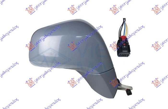 ΚΑΘΡΕΦΤΗΣ ΗΛΕΚΤΡΙΚΟΣ ΘΕΡΜΑΙΝΟΜΕΝΟΣ ΒΑΦΟΜΕΝΟΣ / ΒΑΦΟΜΕΝΗ ΒΑΣΗ (5 PIN) (Α ΠΟΙΟΤΗΤΑ) (CONVEX GLASS) ΔΕΞ