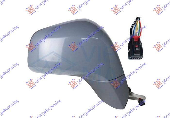 ΚΑΘΡΕΦΤΗΣ ΗΛΕΚΤΡΙΚΟΣ ΘΕΡΜΑΙΝΟΜΕΝΟΣ ΗΛΕΚΤΡΙΚΑ ΑΝΑΚΛΙΝΟΜΕΝΟΣ ΒΑΦΟΜΕΝΟΣ / ΒΑΦΟΜΕΝΗ ΒΑΣΗ (7 PIN) (CONVEX GLASS) ΔΕΞ