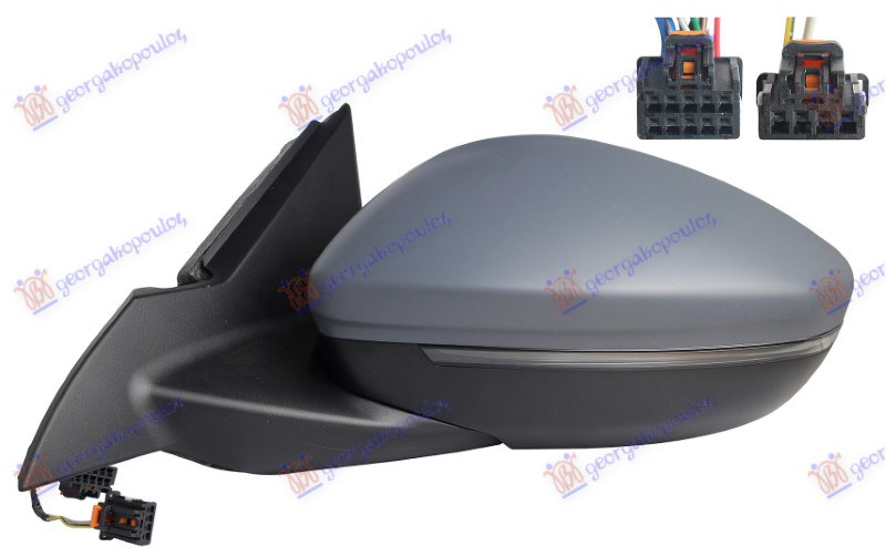 ΚΑΘΡΕΦΤΗΣ ΗΛΕΚT. ΘΕΡΜ. ΗΛ.ΑΝΑΚΛ. ΒΑΦΟΜ. (ΜΕ ΦΛΑΣ & ΦΩΣ ΑΣΦΑΛ. & BLIS) (10+2 PIN) (Α ΠΟΙΟΤΗΤΑ) (CONVEX GLASS) ΑΡ