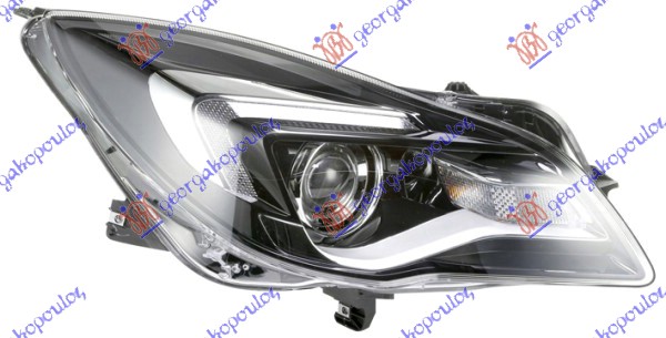 ΦΑΝΟΣ ΕΜΠΡΟΣ ΗΛΕΚΤΡΙΚΟΣ (HIR2) ΜΕ ΦΩΣ ΗΜΕΡΑΣ LED (HELLA) ΔΕΞ