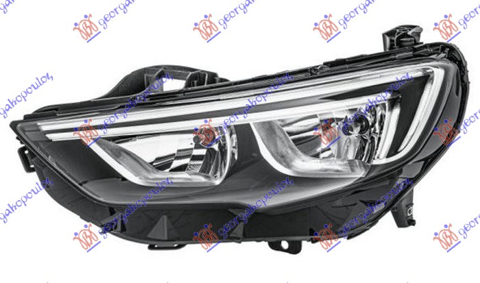 ΦΑΝΟΣ ΕΜΠΡΟΣ ΗΛΕΚΤΡΙΚΟΣ ΧΡΩΜΙΟ (H7/H7) ΜΕ ΦΩΣ ΗΜΕΡΑΣ LED (MARELLI) ΑΡ