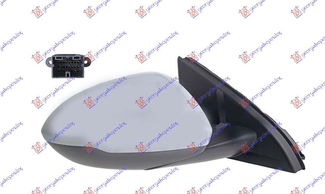 ΚΑΘΡΕΦΤΗΣ ΗΛΕΚΤΡΙΚΟΣ ΘΕΡΜΑΙΝΟΜΕΝΟΣ ΒΑΦΟΜΕΝΟΣ (5 PIN) (Α ΠΟΙΟΤΗΤΑ) (CONVEX GLASS) ΔΕΞ