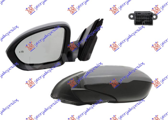 ΚΑΘΡΕΦΤΗΣ ΗΛΕΚΤΡΙΚΟΣ ΘΕΡΜΑΙΝΟΜΕΝΟΣ ΗΛΕΚΤΡΙΚΑ ΑΝΑΚΛΙΝΟΜΕΝΟΣ ΒΑΦΟΜΕΝΟΣ (ΜΕ ΦΩΣ ΑΣΦΑΛΕΙΑΣ & BLIS) (Α ΠΟΙΟΤΗΤΑ) (ASPHERICAL GLASS) ΑΡ