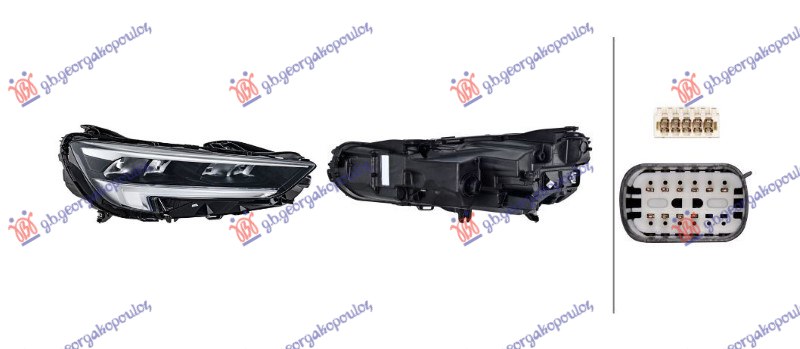 ΦΑΝΟΣ ΕΜΠΡΟΣ FULL LED (HELLA) ΔΕΞ