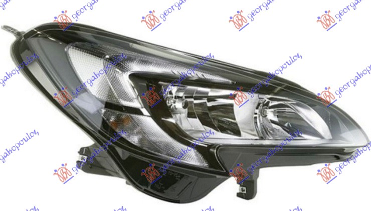 ΦΑΝΟΣ ΕΜΠΡΟΣ ΗΛΕΚΤΡΙΚΟΣ (H7/H7) ΜΕ ΦΩΣ ΗΜΕΡΑΣ LED (HELLA) ΔΕΞ