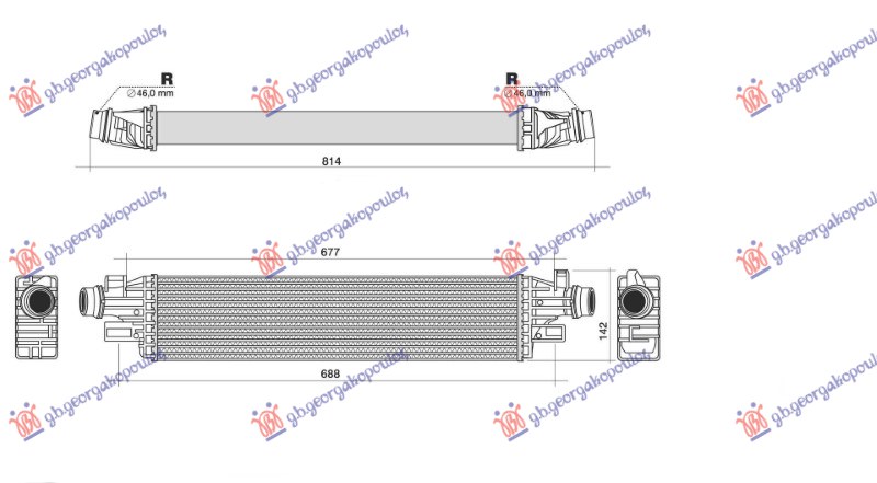 ΨΥΓΕΙΟ INTERCOOLER 1.3 CDTI (570x127)