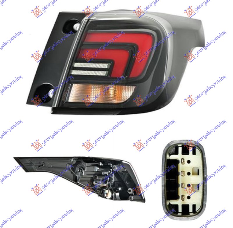 ΦΑΝΟΣ ΠΙΣΩ ΕΞΩ ΟΛΟ LED (HELLA) ΔΕΞ