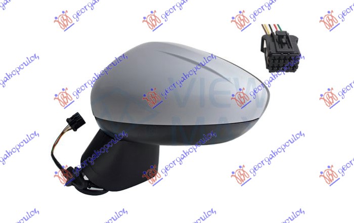 ΚΑΘΡΕΦΤΗΣ ΗΛΕΚΤΡΙΚΟΣ ΘΕΡΜΑΙΝΟΜΕΝΟΣ ΒΑΦΟΜΕΝΟΣ (Α ΠΟΙΟΤΗΤΑ) (5 PIN) (CONVEX GLASS) ΑΡ