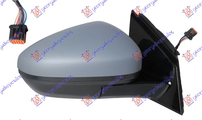 ΚΑΘΡΕΦΤΗΣ ΗΛΕΚΤΡΙΚΟΣ ΘΕΡΜΑΙΝΟΜΕΝΟΣ ΒΑΦΟΜΕΝΟΣ (ΜΕ ΑΙΣΘΗΤΗΡΑ) 7 PIN (Α ΠΟΙΟΤΗΤΑ) (CONVEX GLASS) ΔΕΞ