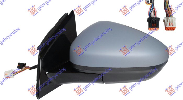 ΚΑΘΡΕΦΤΗΣ ΗΛΕΚΤ. ΘΕΡΜΑΙΝ. ΗΛΕΚΤ. ΑΝΑΚΛ. ΜΕ ΜΝΗΜΗ ΒΑΦΟΜ. (ΜΕ ΦΩΣ ΑΣΦΑΛΕΙΑΣ & BLIS) 15 PIN (Α ΠΟΙΟΤ) (CONVEX GLASS) ΑΡ