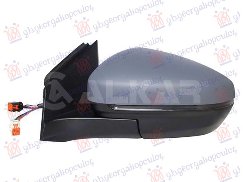 ΚΑΘΡΕΦΤΗΣ ΗΛΕΚΤΡΙΚΟΣ ΘΕΡΜΑΙΝΟΜΕΝΟΣ ΗΛΕΚΤΡΙΚΑ ΑΝΑΚΛΙΝΟΜΕΝΟΣ ΒΑΦΟΜΕΝΟΣ (ΜΕ ΦΛΑΣ & ΦΩΣ ΑΣΦΑΛΕΙΑΣ) (CONVEX GLASS) ΑΡ