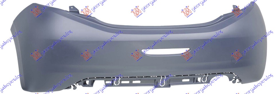 ΠΡΟΦΥΛΑΚΤΗΡΑΣ ΠΙΣΩ ΒΑΦΟΜΕΝΟΣ (ΜΕ ΣΗΜΑΔΙΑ ΚΟΠΗΣ ΓΙΑ PDC) (ΜΕ ΒΑΣΕΙΣ ΠΛΑΙΝΕΣ ΠΛΑΣΤΙΚΕΣ) (Α ΠΟΙΟΤΗΤΑ)