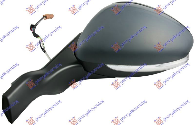 ΚΑΘΡΕΦΤΗΣ ΗΛΕΚΤΡΙΚΟΣ ΘΕΡΜΑΙΝΟΜΕΝΟΣ ΒΑΦΟΜΕΝΟΣ (ΜΕ ΦΛΑΣ) 7PIN (CONVEX GLASS) ΑΡ