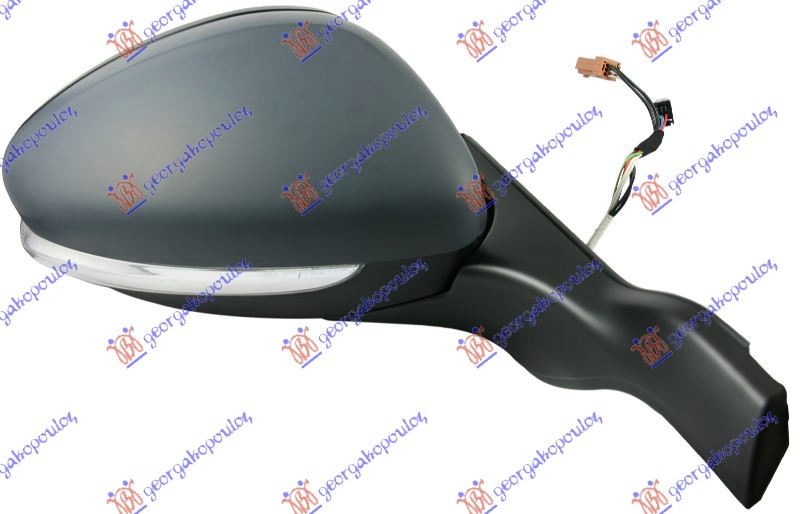 ΚΑΘΡΕΦΤΗΣ ΗΛΕΚΤΡΙΚΟΣ ΘΕΡΜΑΙΝΟΜΕΝΟΣ ΗΛΕΚΤΡΙΚΑ ΑΝΑΚΛΙΝΟΜΕΝΟΣ ΒΑΦΟΜΕΝΟΣ (ΜΕ ΦΛΑΣ & ΦΩΣ ΑΣΦΑΛΕΙΑΣ) (11 PIN) (CONVEX GLASS) ΔΕΞ