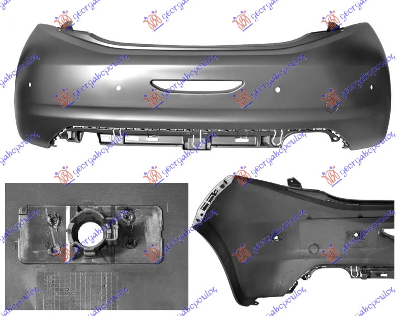 ΠΡΟΦΥΛΑΚΤΗΡΑΣ ΠΙΣΩ ΒΑΦΟΜΕΝΟΣ (ΜΕ 4 PDC) (Α ΠΟΙΟΤΗΤΑ)