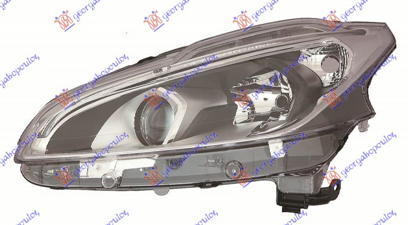 ΦΑΝΟΣ ΕΜΠΡΟΣ ΗΛΕΚΤΡΙΚΟΣ (H7/H7) ΜΕ ΦΩΣ ΗΜΕΡΑΣ LED (Ε) (DEPO) ΑΡ