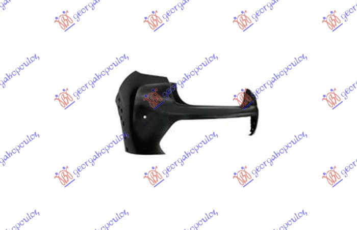 ΠΡΟΦΥΛΑΚΤΗΡΑΣ ΠΙΣΩ ΑΝΩ ΒΑΦΟΜΕΝΟΣ (ΜΕ ΤΡΥΠΕΣ ΓΙΑ ΚΟΥΡΜΠΕΣ) (ΜΕ 2 PDC & ΚΑΜΕΡΑ)