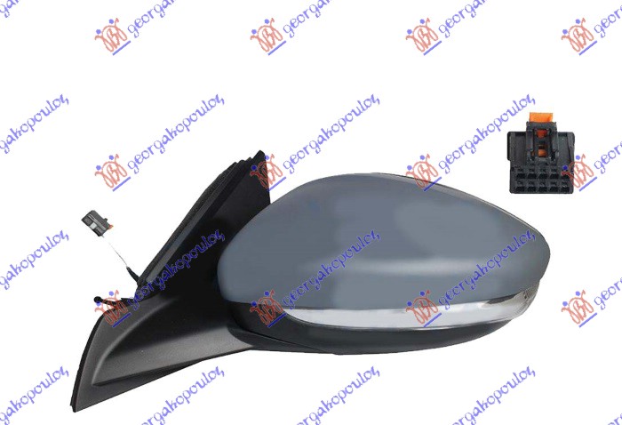 ΚΑΘΡΕΦΤΗΣ ΜΗΧΑΝΙΚΟΣ ΒΑΦΟΜΕΝΟΣ (ΜΕ ΦΛΑΣ WY5W) (10H2P) (A ΠΟΙΟΤΗΤΑ) (CONVEX GLASS) ΑΡ