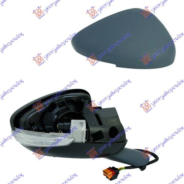 ΚΑΘΡΕΦΤΗΣ ΗΛΕΚΤΡΙΚΟΣ ΘΕΡΜΑΙΝΟΜΕΝΟΣ ΒΑΦΟΜΕΝΟΣ (ΜΕ ΦΛΑΣ & ΑΙΣΘΗΤΗΡΑ) (8 PIN) (Α ΠΟΙΟΤΗΤΑ) (CONVEX GLASS) ΔΕΞ