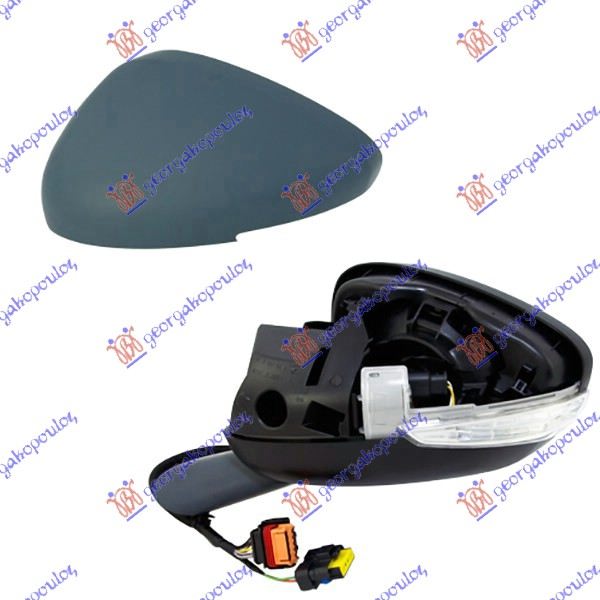 ΚΑΘΡΕΦΤΗΣ ΗΛ.ΘΕΡ. ΗΛ.ΑΝ.& ΜΝ. ΒΑΦ. Μ/ΦΛ. & ΦΩΣ ΑΣΦ. 10H/8P+6H/6P (Α ΠΟΙΟΤΗΤΑ) (CONVEX GLASS) ΑΡ