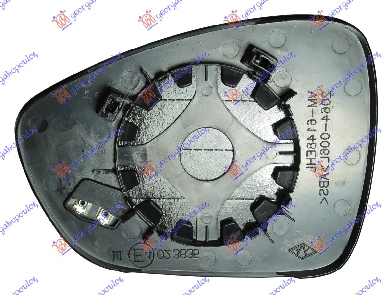 ΚΡΥΣΤΑΛΛΟ ΚΑΘΡΕΦΤΗ ΘΕΡΜΑΙΝΟΜΕΝΟ (CONVEX GLASS) ΔΕΞ
