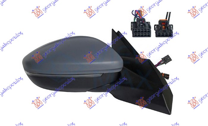 ΚΑΘΡΕΦΤΗΣ ΗΛΕΚΤ. ΘΕΡΜΑΙΝ. ΗΛ. ΑΝΑΚΛ. ΒΑΦΟΜ. (ΜΕ ΦΛΑΣ & ΦΩΣ ΑΣΦΑΛ.& ΑΙΣΘΗΤΗΡΑ) (12 PIN) (Α ΠΟΙΟΤΗΤΑ) (CONVEX GLAS) ΔΕΞ