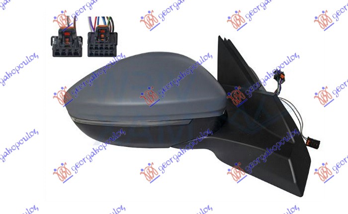 ΚΑΘΡΕΦΤΗΣ ΗΛΕΚΤ. ΘΕΡΜΑΙΝ. ΗΛ. ΑΝΑΚΛ. ΒΑΦΟΜ. (ΜΕ ΦΛΑΣ & ΦΩΣ ΑΣΦΑΛ. & ΑΙΣΘΗΤΗΡΑ) ΜΕ BLIS (14 PIN) (Α ΠΟΙΟΤΗΤΑ) (CONVEX GLAS ΔΕΞ