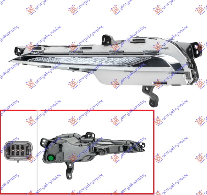 ΦΛΑΣ ΕΜΠΡΟΣ LED (HELLA) ΑΡ