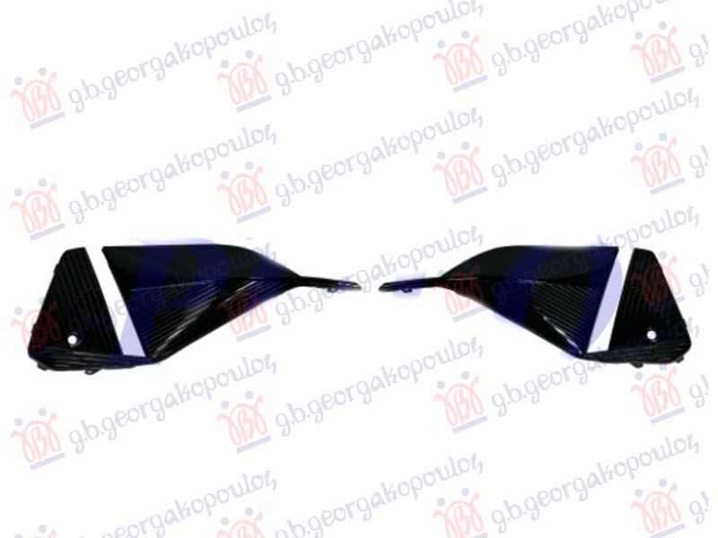 ΚΑΛΥΜΜΑ ΠΡΟΒΟΛΕΑ ΟΜΙΧΛΗΣ (ΜΑΥΡΟ ΓΥΑΛΙΣΤΕΡΟ) (ΣΕΤ 2 ΤΕΜΑΧΙΑ) (ΜΕ 1 PDC)