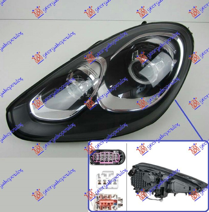 ΦΑΝΟΣ ΕΜΠΡΟΣ BI-XENON ΜΕ ΦΩΣ ΗΜΕΡΑΣ LED (HELLA) ΑΡ