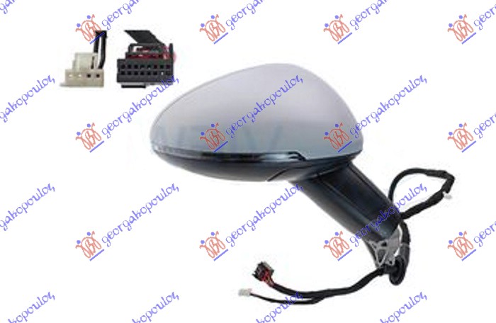 ΚΑΘΡΕΦΤΗΣ (ΚΟΜΠΛΕ) ΗΛ. ΘΕΡ.ΒΑΦΟΜ. ΗΛ.ΑΝ.& ΜΝΗΜΗ (ΜΕ ΦΛΑΣ & L.ASSIST) & ΑΝΤΙΘΑΜΒΩΤΙΚΟ (CONVEX GLASS) ΔΕΞ