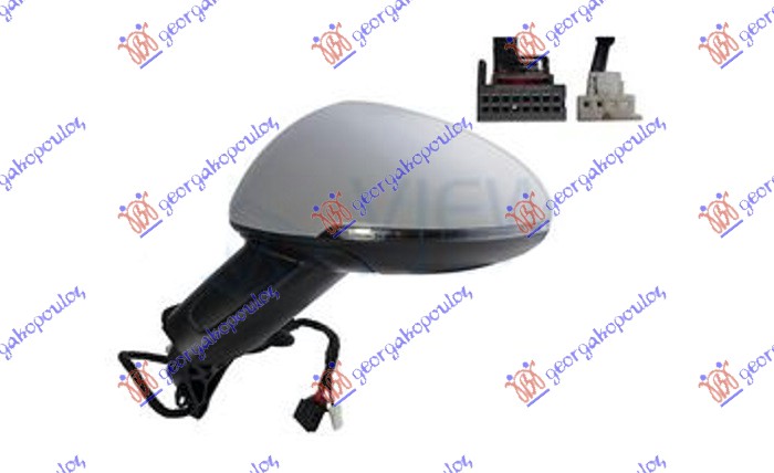 ΚΑΘΡΕΦΤΗΣ (ΚΟΜΠΛΕ) ΗΛΕΚΤΡΙΚΟΣ ΘΕΡΜΑΙΝΟΜΕΝΟΣ ΒΑΦΟΜΕΝΟΣ ΗΛΕΚΤΡΙΚΑ ΑΝΑΚΛΙΝΟΜΕΝΟΣ (ΜΕ ΦΛΑΣ & ΑΥΤΟΜΑΤΗ ΣΚΙΑΣΗ) (ASPHERICAL GLASS) ΑΡ