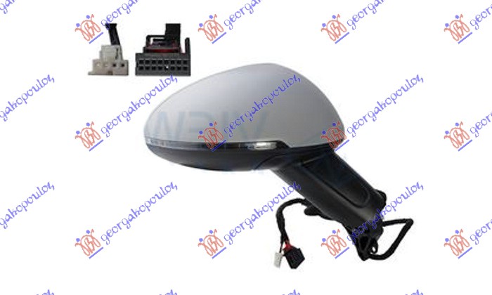 ΚΑΘΡΕΦΤΗΣ (ΚΟΜΠΛΕ) ΗΛ. ΘΕΡ.ΒΑΦΟΜ. ΗΛ.ΑΝ. (ΜΕ ΦΛΑΣ & ΦΩΣ ΑΣΦΑΛ. & L.ASSIST) & ΑΝΤΙΘΑΜΒΩΤΙΚΟ (CONVEX GLASS) ΔΕΞ