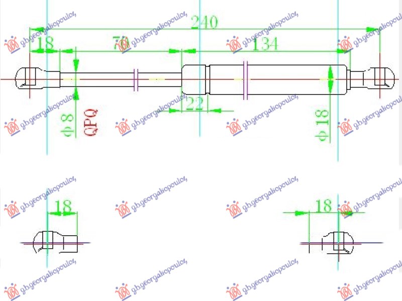 ΑΜΟΡΤΙΣΕΡ ΚΑΠΟ ΕΜΠΡΟΣ (240L-380N)