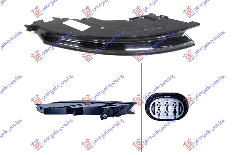 ΦΑΝΟΣ ΠΙΣΩ ΕΞΩ ΟΛΟ LED (HELLA) ΑΡ