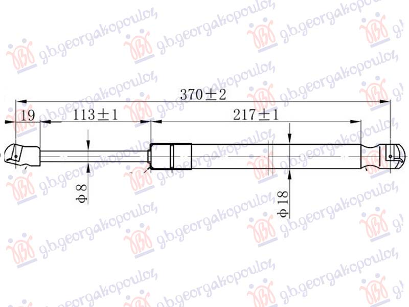 ΑΜΟΡΤΙΣΕΡ ΚΑΠΟ ΕΜΠΡΟΣ (370L-250N)