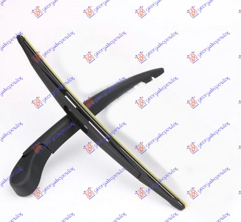 ΥΑΛΟΚΑΘΑΡΙΣΤΗΡΑΣ ΠΙΣΩ ΜΕ ΜΠΡΑΤΣΟ  420mm