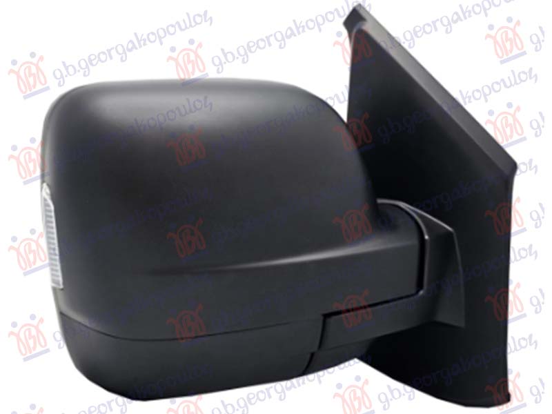 ΚΑΘΡΕΦΤΗΣ ΜΗΧΑΝΙΚΟΣ ΜΑΥΡΟΣ (ΜΕ ΦΛΑΣ) (2Pin) (ASPHERICAL GLASS) ΑΡ