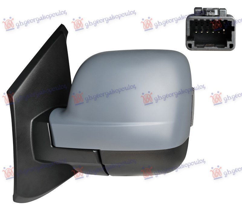 ΚΑΘΡΕΦΤΗΣ ΗΛΕΚΤΡΙΚΟΣ ΘΕΡΜΑΙΝΟΜΕΝΟΣ ΒΑΦΟΜΕΝΟΣ (ΜΕ ΦΛΑΣ) (7 PIN) (ASPHERICAL GLASS) (Α ΠΟΙΟΤΗΤΑ) ΑΡ