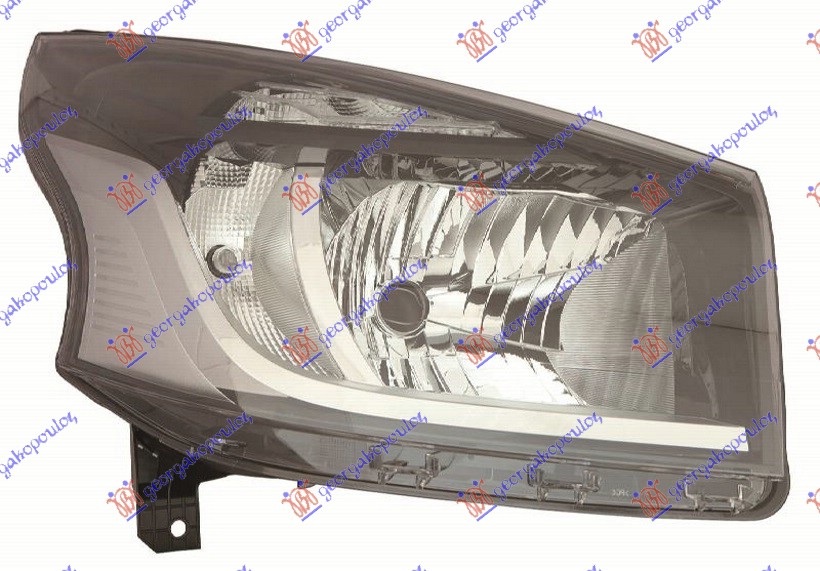 ΦΑΝΟΣ ΕΜΠΡΟΣ ΗΛΕΚΤΡΙΚΟΣ ΜΑΥΡΟΣ ΜΕ ΦΩΣ ΗΜΕΡΑΣ (Ε) (TYC) ΔΕΞ