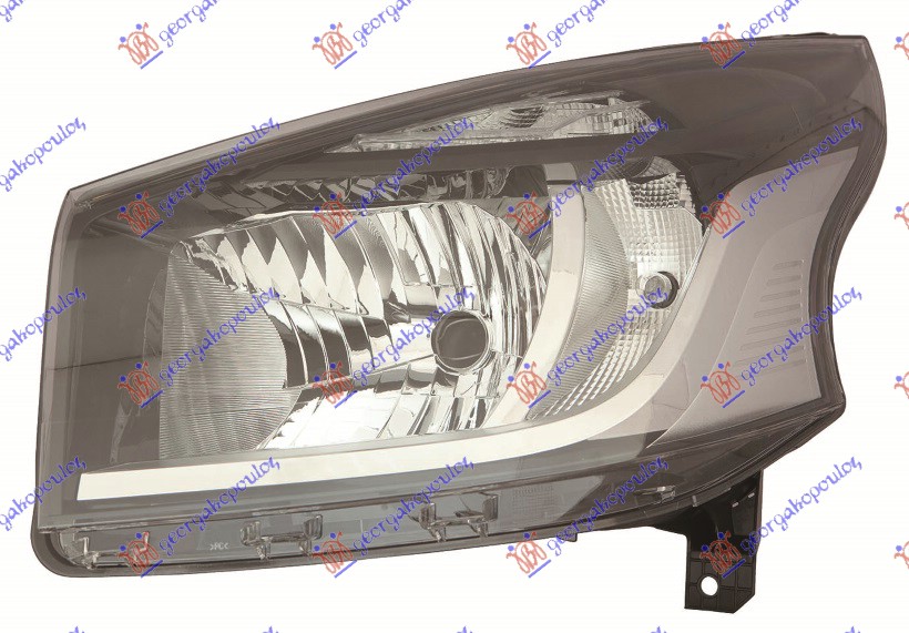 ΦΑΝΟΣ ΕΜΠΡΟΣ ΗΛΕΚΤΡΙΚΟΣ ΜΑΥΡΟΣ ΜΕ ΦΩΣ ΗΜΕΡΑΣ (Ε) (TYC) ΑΡ