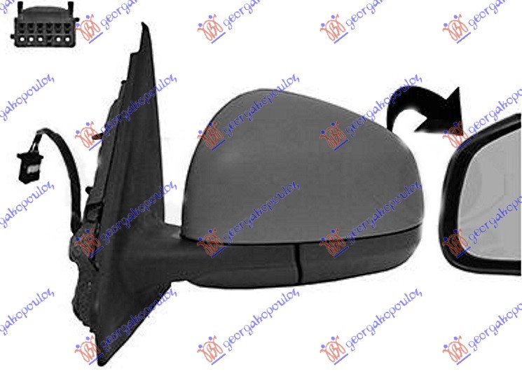 ΚΑΘΡΕΦΤΗΣ ΗΛΕΚΤΡΙΚΟΣ ΘΕΡΜΑΙΝΟΜΕΝΟΣ ΒΑΦΟΜΕΝΟΣ (ASPHERICAL GLASS) ΑΡ