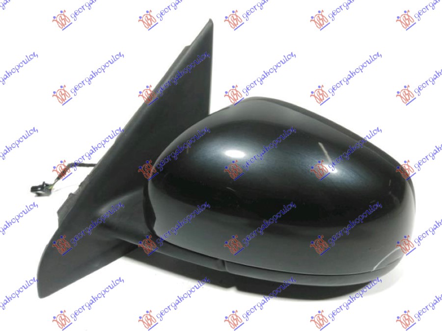 ΚΑΘΡΕΦΤΗΣ ΗΛΕΚΤΡΙΚΟΣ ΘΕΡΜΑΙΝΟΜΕΝΟΣ ΜΑΥΡΟΣ (ΜΕ ΑΙΣΘΗΤΗΡΑ) (Α ΠΟΙΟΤΗΤΑ) (CONVEX GLASS) ΔΕΞ