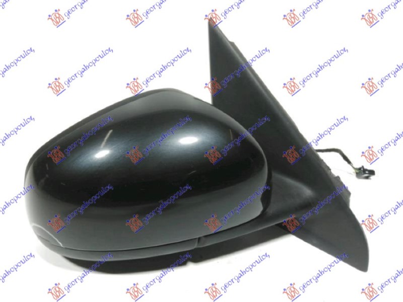 ΚΑΘΡΕΦΤΗΣ ΗΛΕΚΤΡΙΚΟΣ ΘΕΡΜΑΙΝΟΜΕΝΟΣ ΜΑΥΡΟΣ ΜΕ ΑΙΣΘΗΤΗΡΑ (CONVEX GLASS) ΔΕΞ