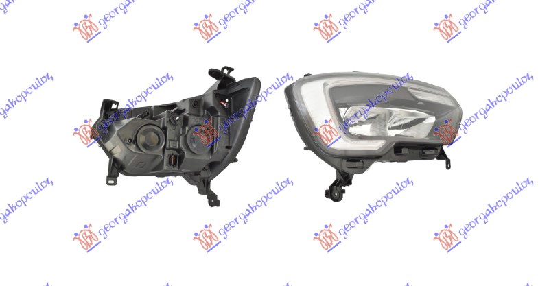 ΦΑΝΟΣ ΕΜΠΡΟΣ ΗΛΕΚΤΡΙΚΟΣ ΜΕ ΦΩΣ ΗΜΕΡΑΣ LED (E) (DEPO) ΔΕΞ