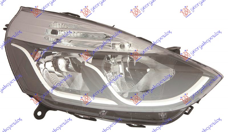 ΦΑΝΟΣ ΕΜΠΡΟΣ ΗΛΕΚΤΡΙΚΟΣ (RS) ΜΕ ΛΕΥΚΑ ΦΡΥΔΙΑ (Ε) (DEPO) ΔΕΞ